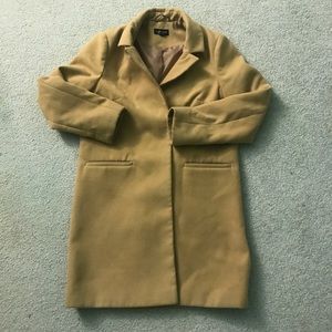 Topshop Camel Pea Coat